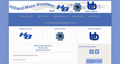 Desktop Screenshot of hilliardmusicboosters.org